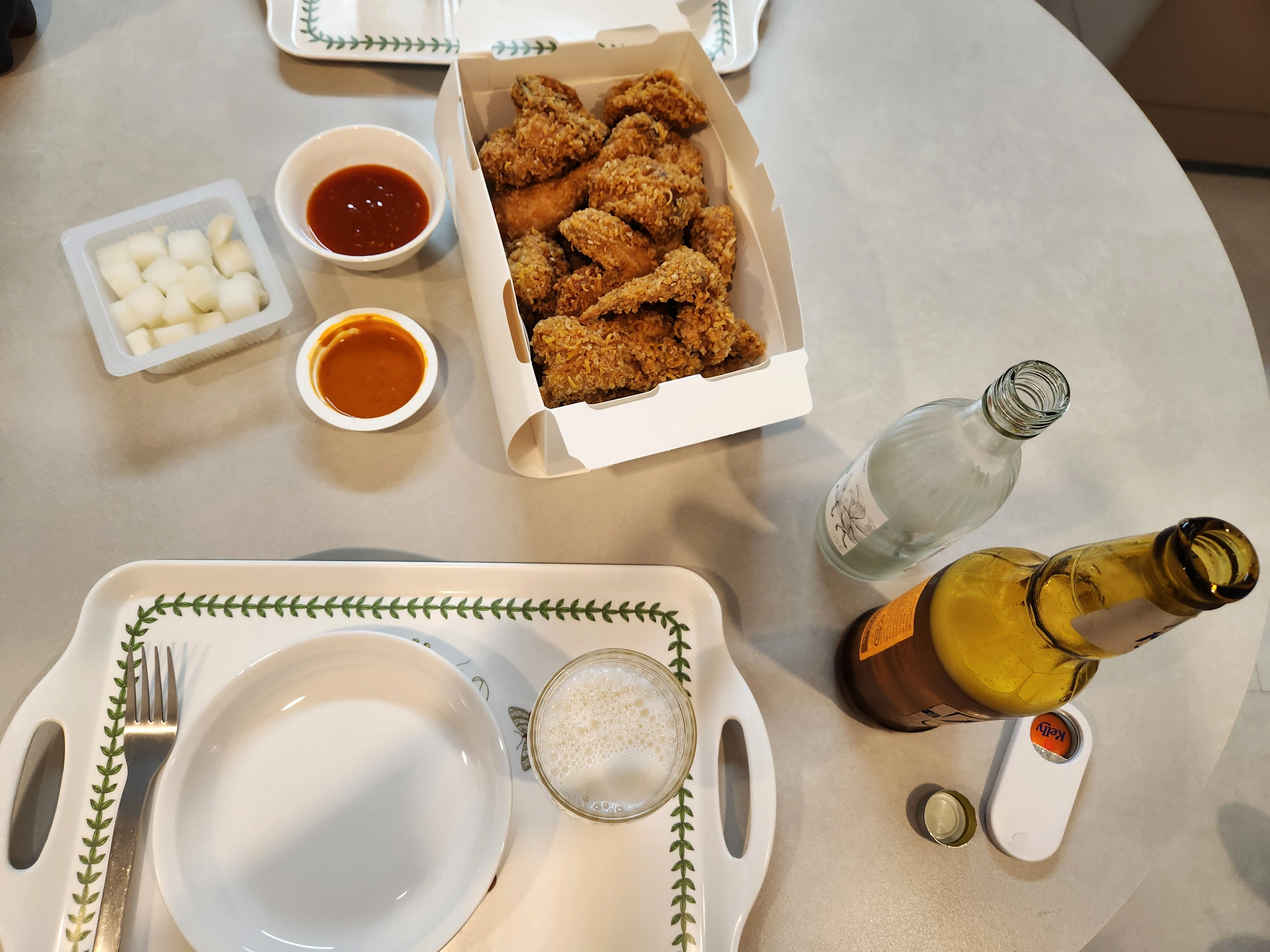 불금 치킨앤 소맥~잘먹었습니다~