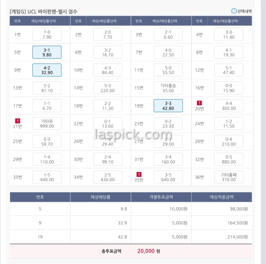 공유뱃당(기록식)뮌헨3:1ㅋ