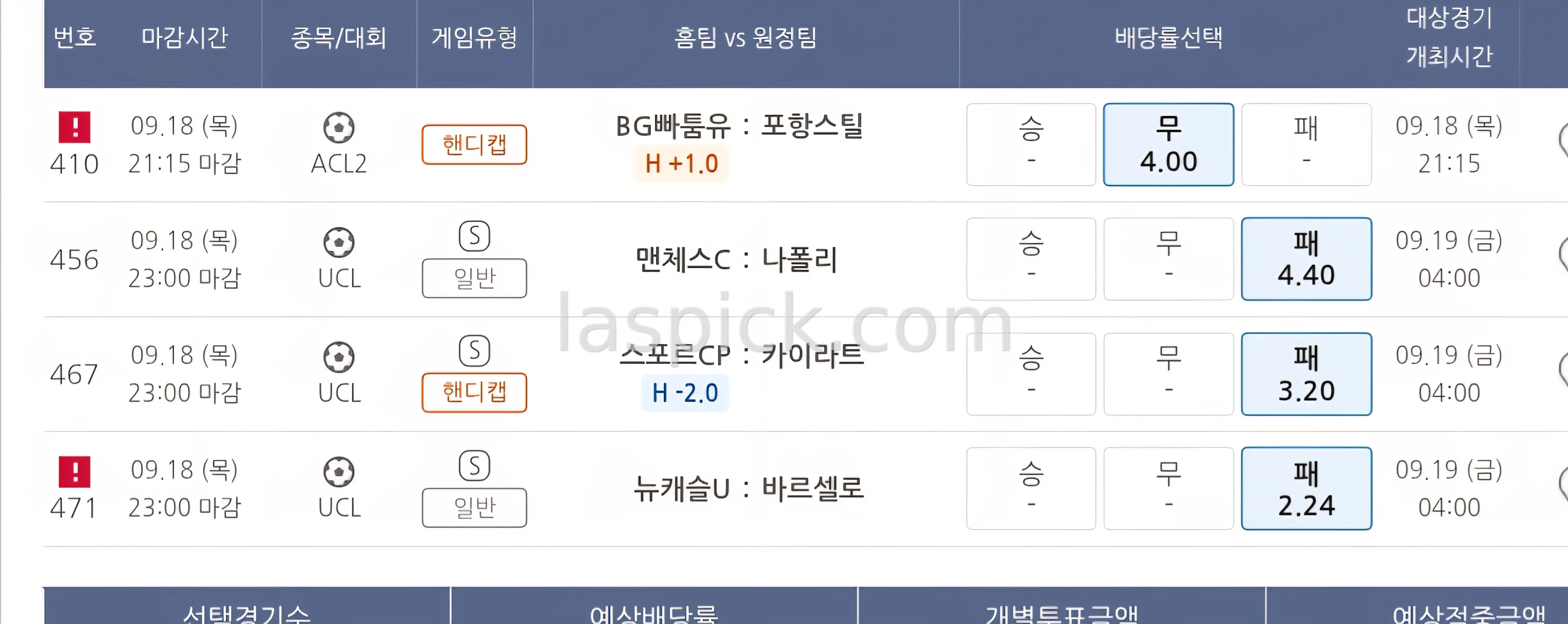 간만에~