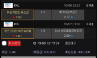 10/06 하키 주력