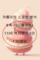 오전 스포츠 적중내역