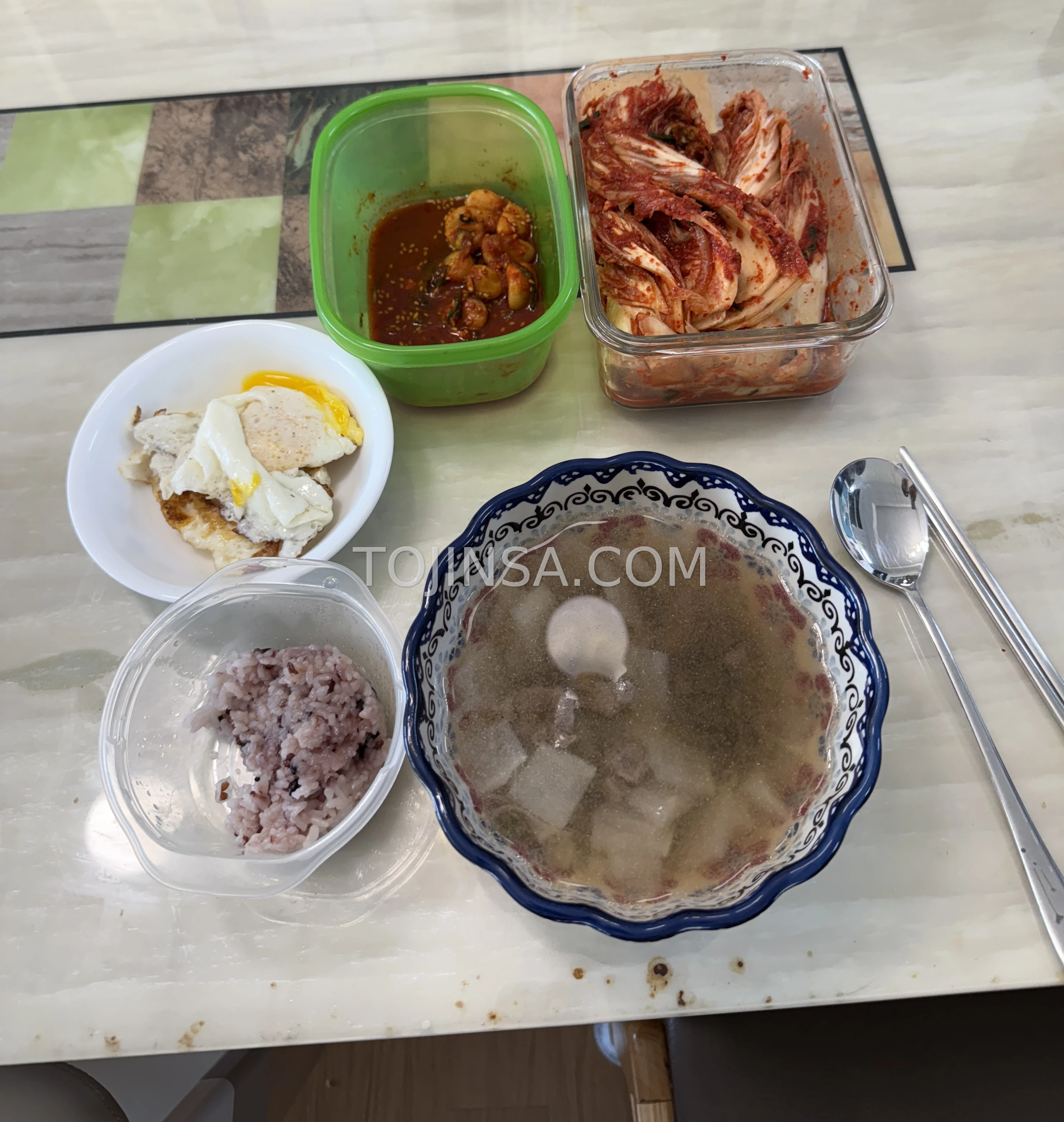 소고기 뭇굿 그리고 후라이 ㅋ