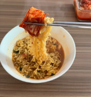 진라면+계란+김치