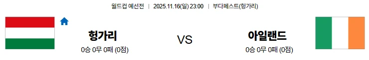 11/16일 저녁경기분석