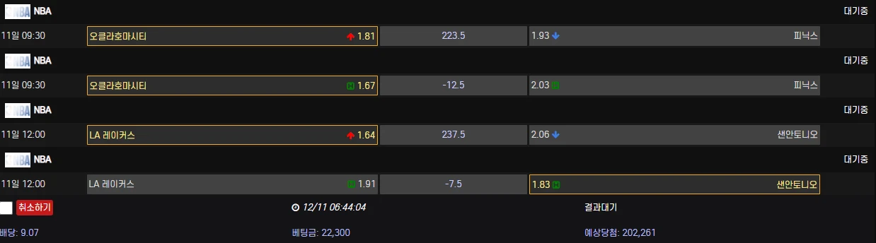 꿀에서 베팅하니 개꿀픽 
