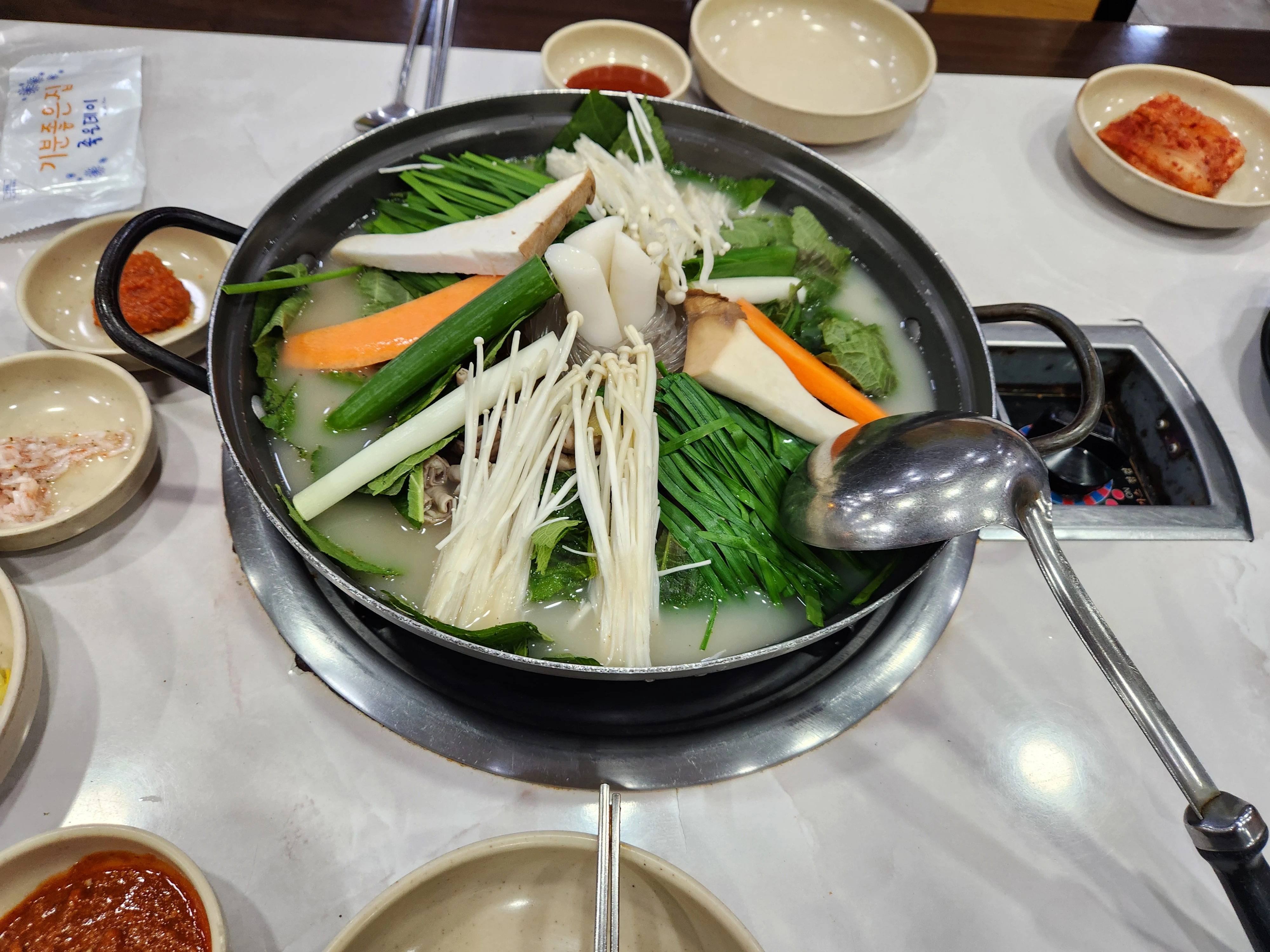 곱창전골에 소주한잔 