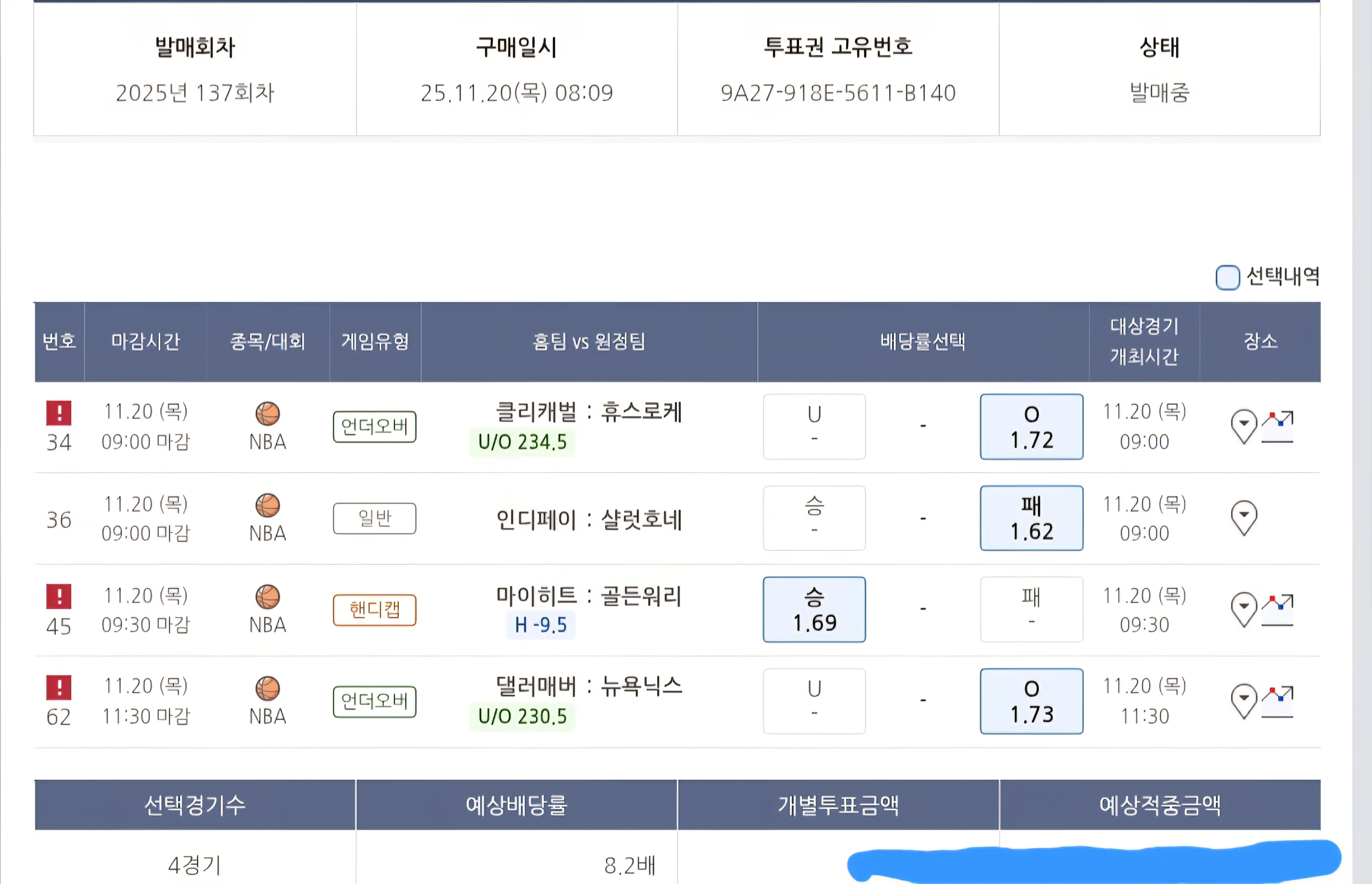 아침 느바 공유해봅니다