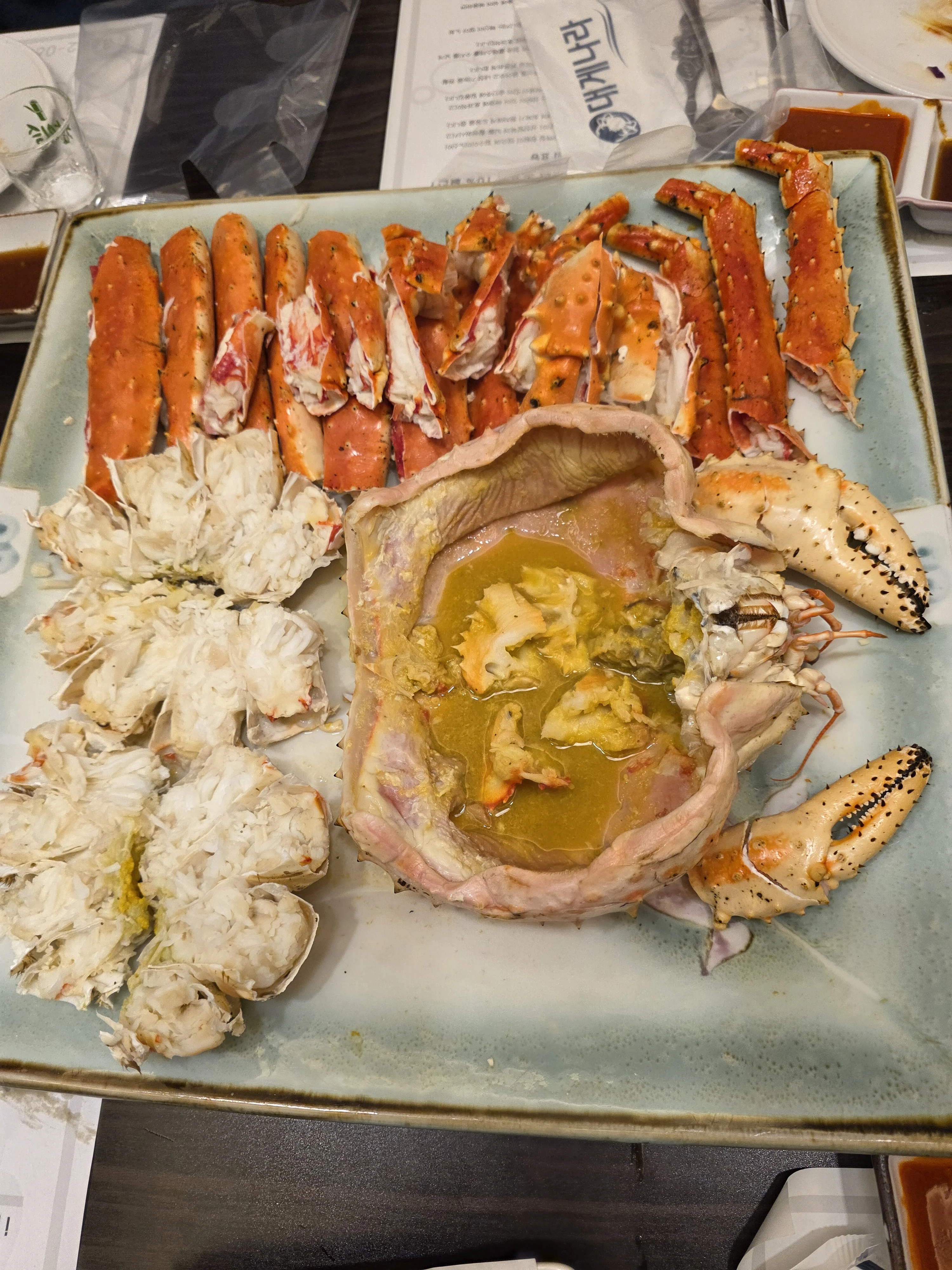 회식으로 대게^^