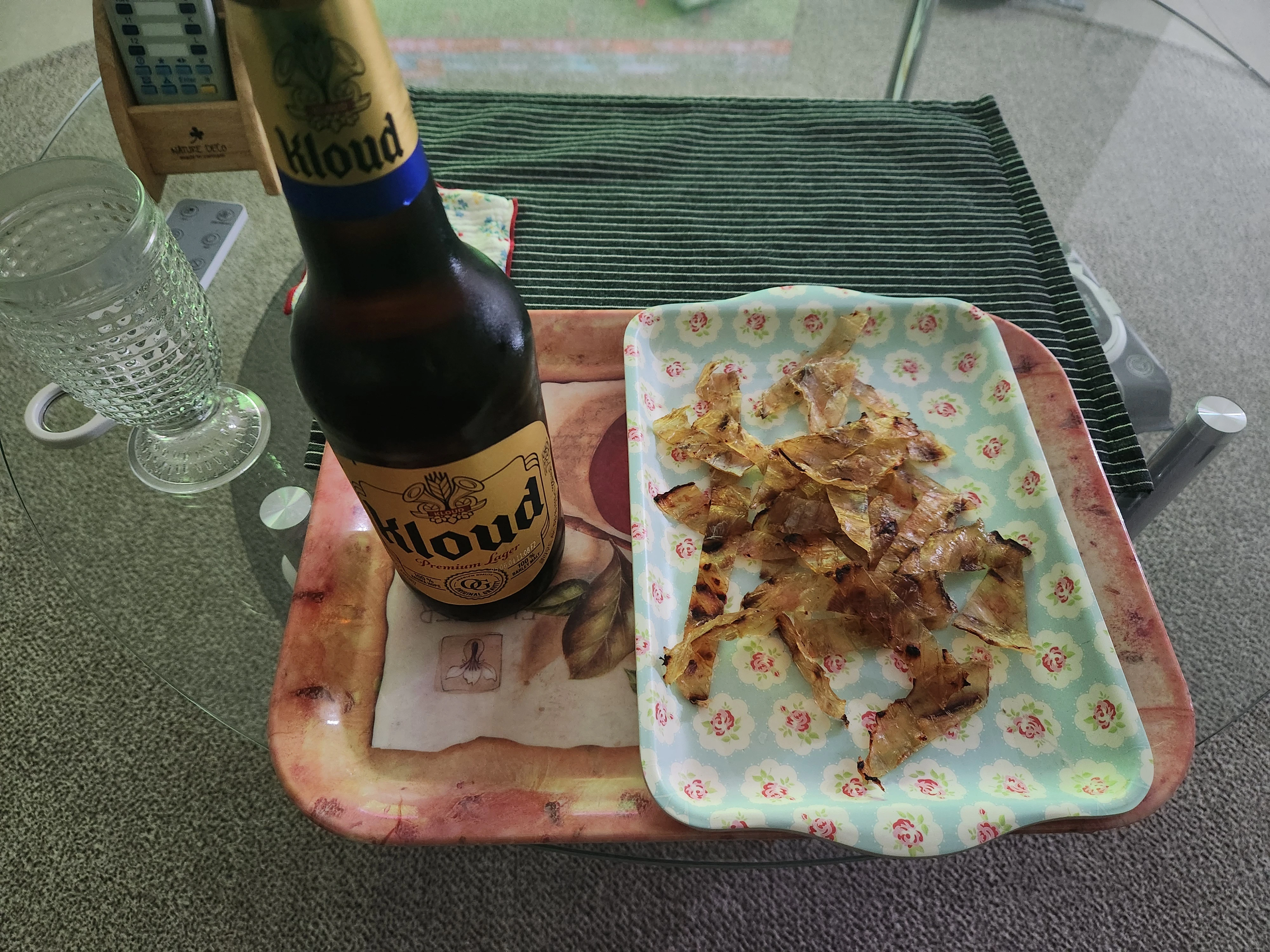 쓱과 가스땜시 속이타서 쥐포에 비어~