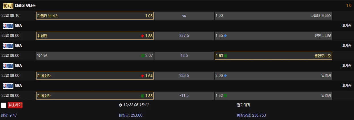 오늘도 나의사랑 꿀벳에서 느바벳