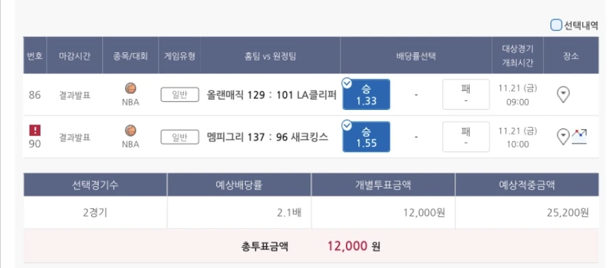 공유함박 포함 세박 적중